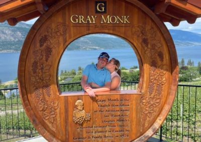 couple at Gray Monk